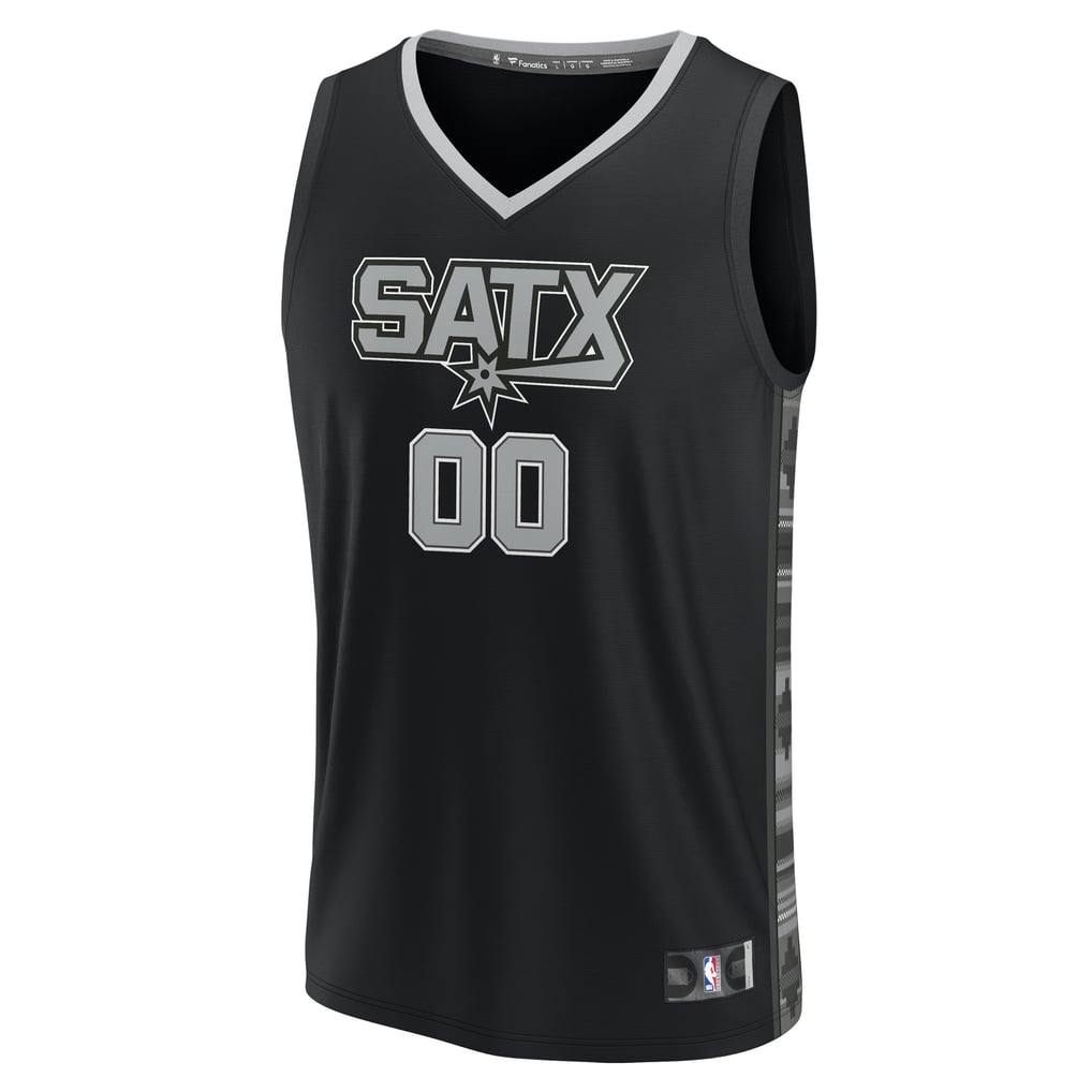 San Antonio Spurs Fanatics Youth Fast Break Replica Custom Jersey 