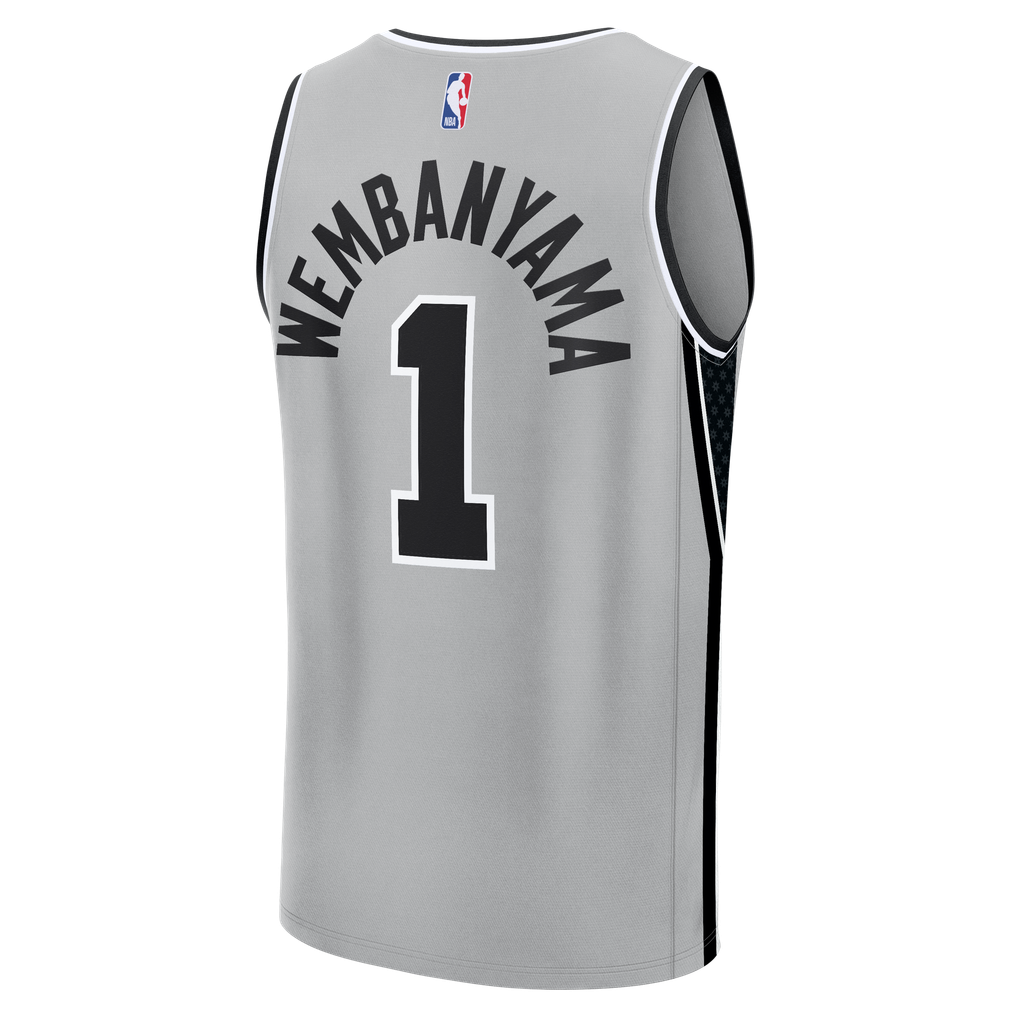 Youth San Antonio Spurs Victor Wembanyama Fanatics Silver Fast Break ...