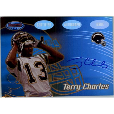 2002 Bowman's Best Gold #165 Terry Charles AU