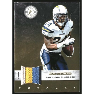 2011 Totally Certified Gold Materials Prime #44 Ryan Mathews/49