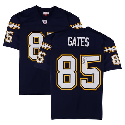 Antonio Gates San Diego Chargers Autographed Fanatics Authentic Navy Mitchell & Ness 2006 Replica Jersey