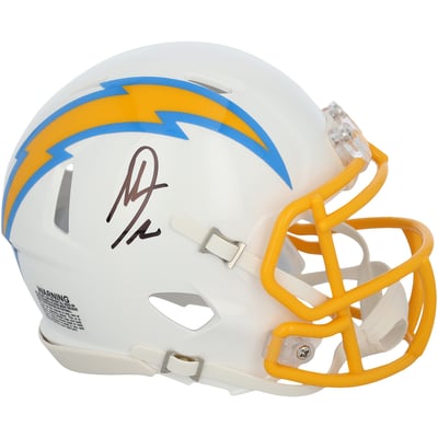 Antonio Gates San Diego Chargers Autographed Fanatics Authentic Riddell 2020 Speed Mini Helmet