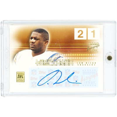 LaDainian Tomlinson San Diego Chargers Autographed 2002 Topps Reserve #RA Card 