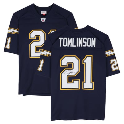 LaDainian Tomlinson San Diego Chargers Autographed Fanatics Authentic Navy Mitchell & Ness 2006 Replica Jersey