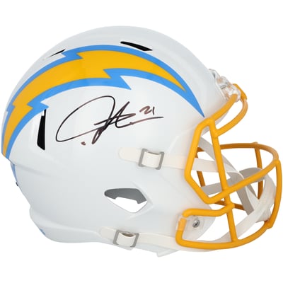 LaDainian Tomlinson San Diego Chargers Autographed Fanatics Authentic Riddell 2020 Speed Replica Helmet