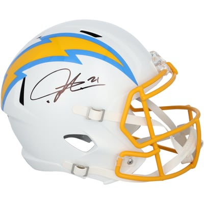 LaDainian Tomlinson San Diego Chargers Autographed Fanatics Authentic Riddell 2020 Speed Replica Helmet