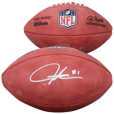 LaDainian Tomlinson San Diego Chargers Autographed Fanatics Authentic Wilson Duke Full Color Football