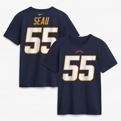 Junior Seau San Diego Chargers Nike Gridiron Classics Retired Name & Number T-Shirt - Navy
