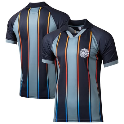 San Diego FC Sport Design Sweden Retro Striped Polo - Navy
