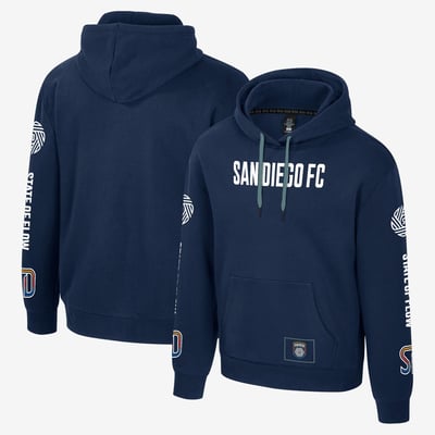  San Diego FC Stadium Essentials Legends City Star Pullover Hoodie - Navy