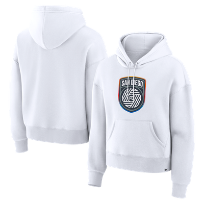 San Diego FC Fanatics Women's Legacy Fleece Hoodie - White