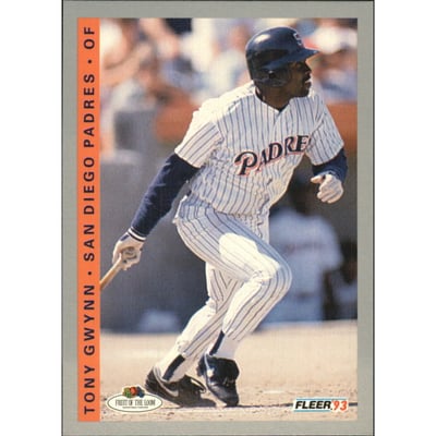 1993 Fleer Fruit of the Loom #28 Tony Gwynn