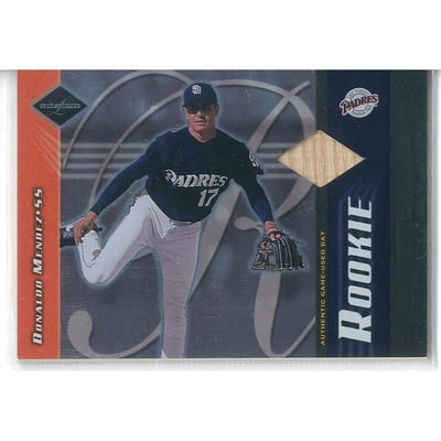 2001 Leaf Limited #346 Donaldo Mendez Bat/700 RC