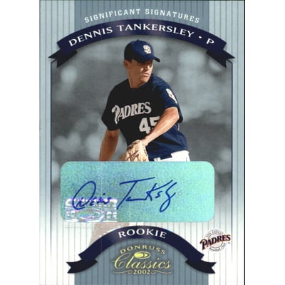 2002 Donruss Classics Significant Signatures #105 Dennis Tankersley ROO/250