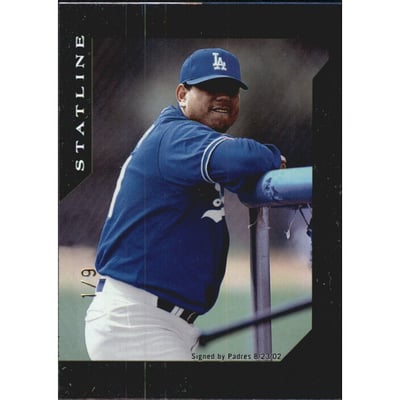 2003 Donruss Team Heroes Stat Line #259 Carlos Garcia/9