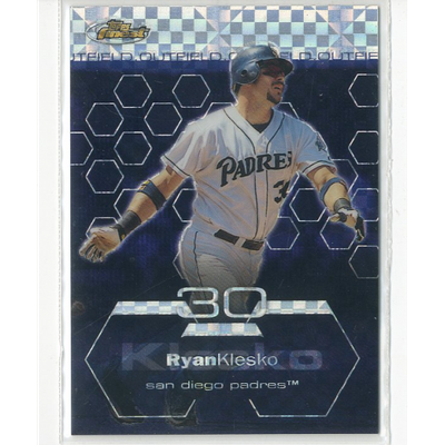 2003 Finest X-Fractors #14 Ryan Klesko