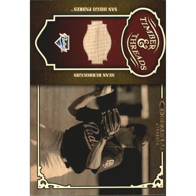 2005 Donruss Timber and Threads Bat #36 Sean Burroughs