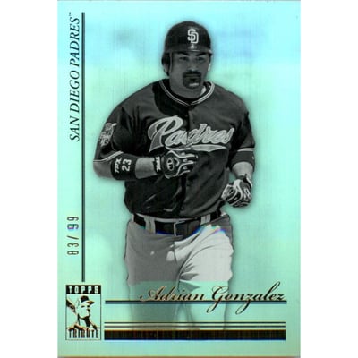 2010 Topps Tribute Black and White #60 Adrian Gonzalez