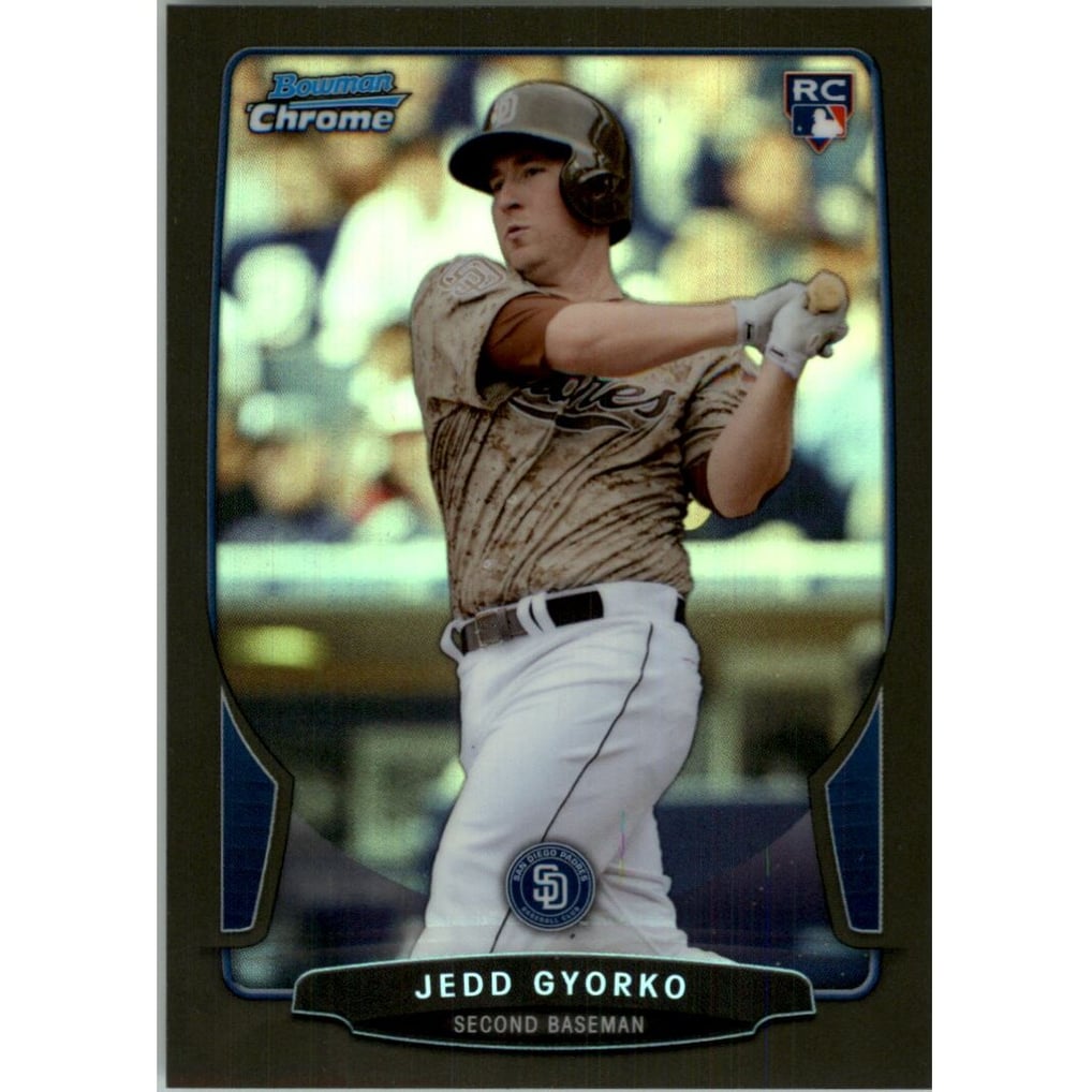2013 Bowman Chrome Draft Black Refractors #31 Jedd Gyorko
