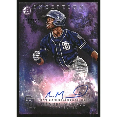 2016 Bowman Inception Prospect Autographs Purple #PAMM Manuel Margot