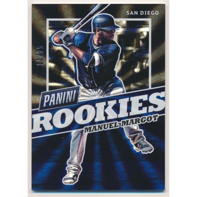 2017 Panini National Convention Rainbow Spokes Thick Stock #BB33 Manuel Margot BB
