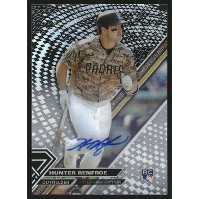 2017 Topps High Tek Autographs #HTHR Hunter Renfroe