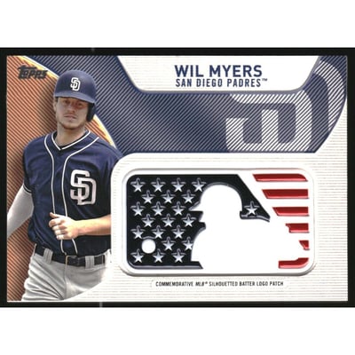 2017 Topps Independence Day MLB Logo Patch #IDMLWM Wil Myers