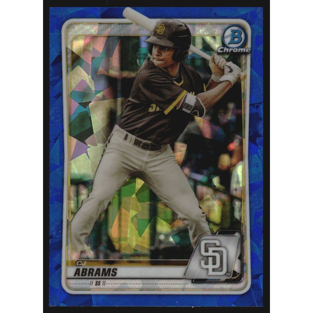 2020 Bowman Chrome Draft Sapphire #BD189 CJ Abrams