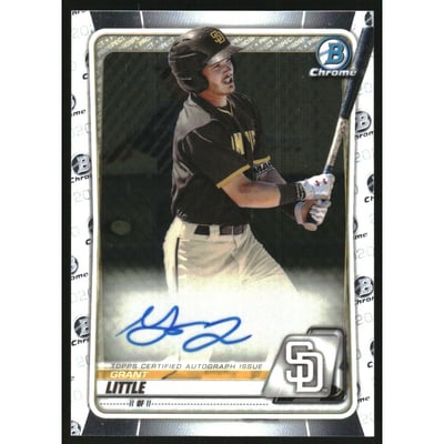 2020 Bowman Chrome Prospect Autographs #CPAGL Grant Little