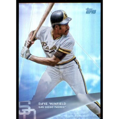 2020 Topps X Steve Aoki Rainbow Foilboard #13 Dave Winfield