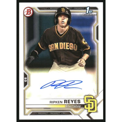 2021 Bowman Prospect Autographs #PAPRRR Ripken Reyes