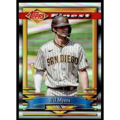 2021 Finest Flashbacks Refractors #112 Wil Myers