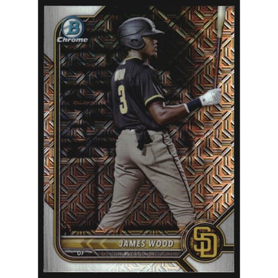 2022 Bowman Chrome Mega Box Prospects #BCP213 James Wood