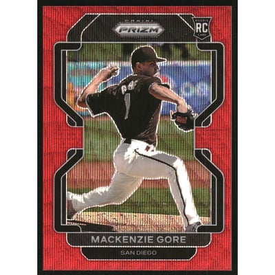 2022 Panini Prizm Prizms Red Wave #7 MacKenzie Gore