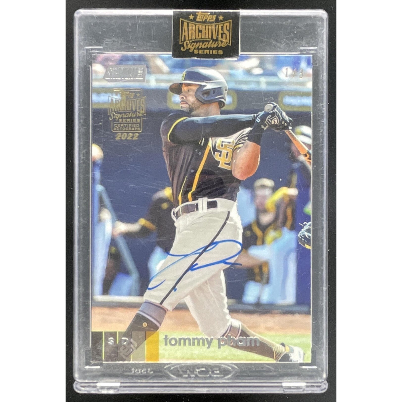 2022 Topps Archives Signature Series Autograph Tommy Pham Auto /3