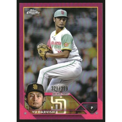 2023 Topps Chrome Magenta Refractors #26 Yu Darvish
