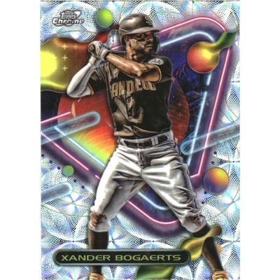 2023 Topps Cosmic Chrome Nucleus Refractors #49 Xander Bogaerts