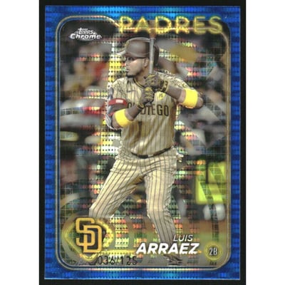 2024 Topps Chrome Blue Sonar Refractors #216 Luis Arraez