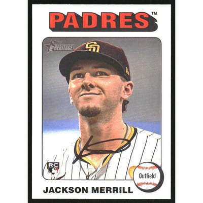2024 Topps Heritage White Border #689 Jackson Merrill
