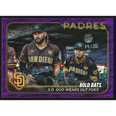 2024 Topps Update Purple Holo Foil #US88 Fernando Tatis Jr./Luis Arraez
