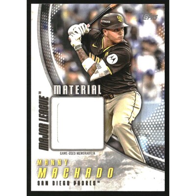2025 Topps Major League Materials #MLM2MMA Manny Machado S2