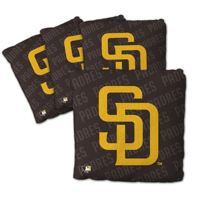 San Diego Padres Fanpoint Four-Piece Cornhole Bag Set