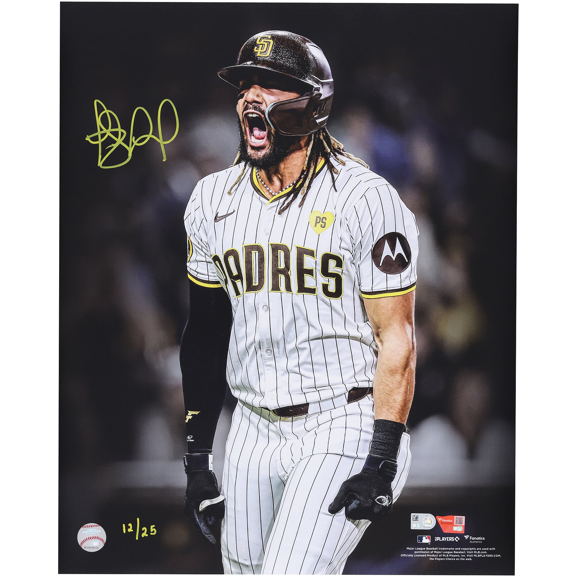 Fernando Tatis Jr. San Diego Padres Autographed Fanatics Authentic 