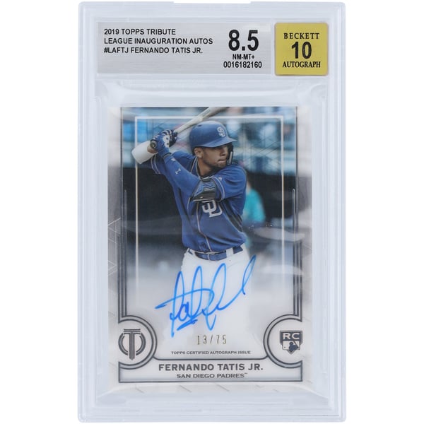 Fernando Tatis Jr. San Diego Padres Autographed 2019 Topps Tribute 
