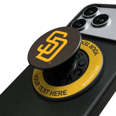 San Diego Padres Keyscaper Personalized PopSockets Magnetic Phone Grip & Stand