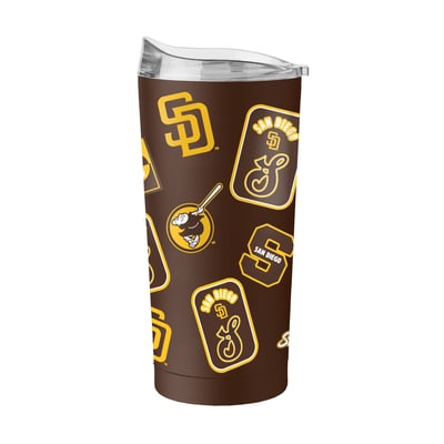  San Diego Padres Logo Brands 20oz. Dreamweave Powder Coat Tumbler