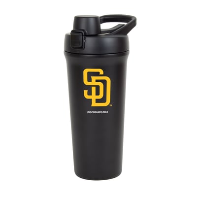 San Diego Padres Logo Brands 26oz. Flipside Shaker Bottle