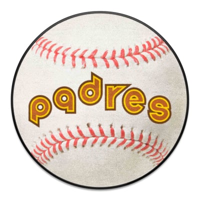  San Diego Padres Logo Brands 27" Diameter Baseball Mat