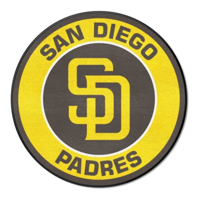 San Diego Padres Logo Brands 27" Diameter Roundel Mat