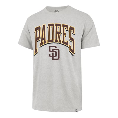 San Diego Padres '47 Walk Tall Franklin T-Shirt - Gray